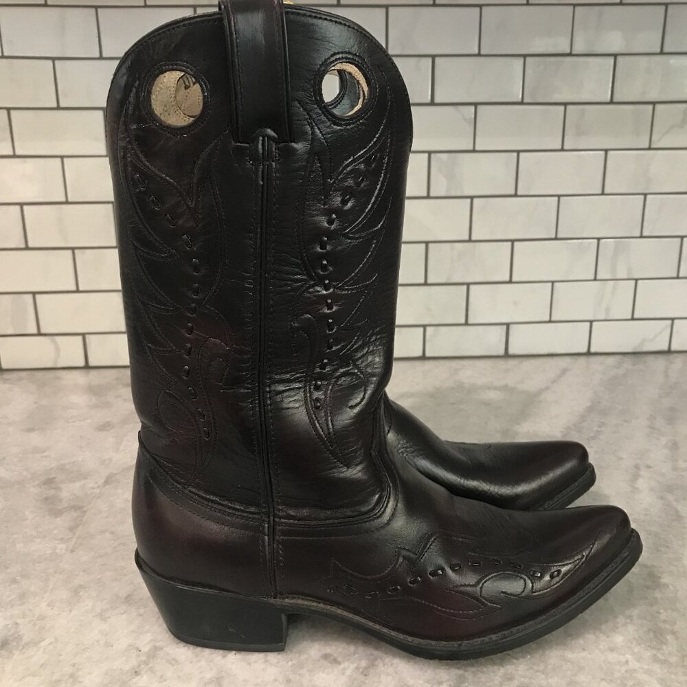 Durango Black Heeled Boots